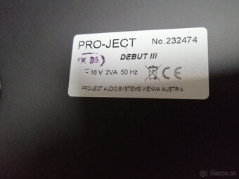 PRO-JECT DEBUT  III   -  gramofón - 20