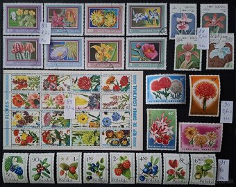 Postove znamky Kvety. (91poloziek) - 20