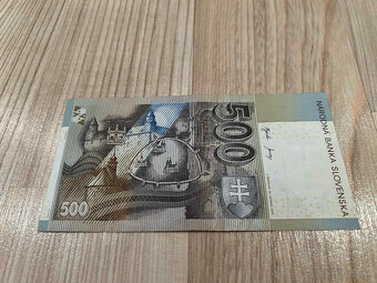 Slovenské bankovky 500 SK - 20