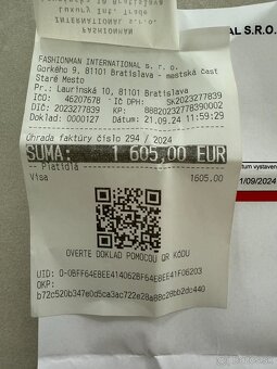 PREDÁM takmer novú zimnú bundu Moncler Maya Giubbot TG 6 - 20