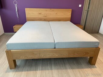 Dubová posteľ 180x200cm - 20