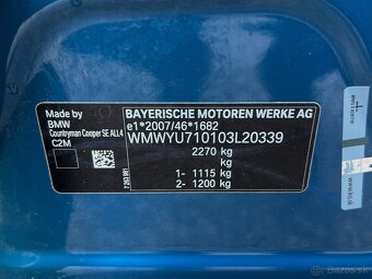 Mini Countryman Cooper SE ALL4 A/T PHeV - 20