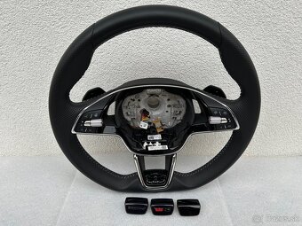 Volant zkoseny DSG VRS airbag skoda octavia IV vyhrievany - 20