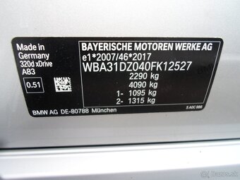 BMW Rad 3 Touring 320d xDrive 140kW 8st.automat ťažné,koža,k - 20