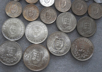 Mince: Sada mincí Slovenský štát Top stav - 1939-1945 - 20