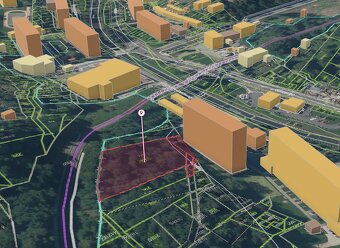Handlová - 2.840 m2 pozemok na projekt - VÝSTAVBA RD - 20