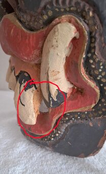 3 ručne tesané masky Barong a ceremoniálna maska (Bali) - 20