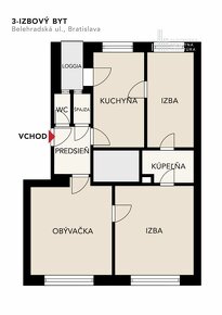 SRA | 3 – izbový tehlový byt s veľkým potenciálom, na hranic - 20