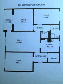 Rezervovaný kompletne zrekonštruovaný 4-izbový byt - 20