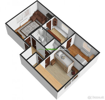 Predaj 3-izb. tehlový byt 50 m2, ul. Matice slovenskej - 20