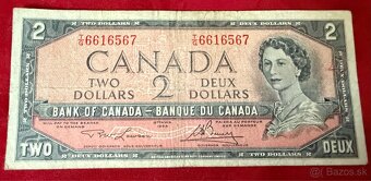 Staré bankovky Alžbeta II. rôzne krajiny - 20