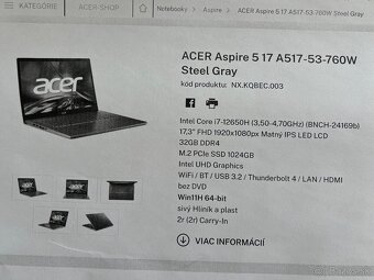 ACER Aspire - Notebook - 20