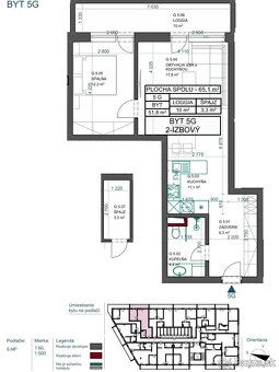 NOVOSTAVBA - PREDÁM 2 IZBOVÝ BYT S VEĽKOU LOGGIOU - 20
