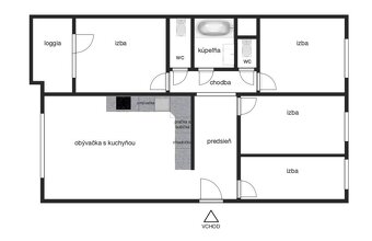 Práve dokončený 5izb. byt s loggiou v tichej časti Ružinova, - 20