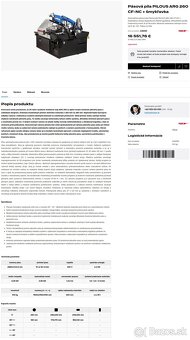 Pásová píla Pilous ARG 250 CF-NC automat + príslušenstvo - 20
