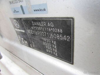 Mercedes-Benz A 180 CDI - Malá spotreba/ splatka od 92,-€ - 20