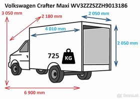Volkswagen Crafter 35 Maxi 2.0 nafta 06 / 2017 3 miestne - 20