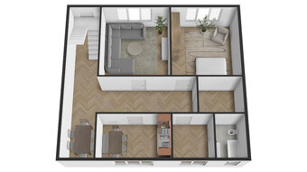 Na predaj 2-generačný rodinný dom v obci Zámutov - 20