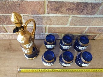 borské sklo,misa, váza, svietnik, popolník,flakón,napoleonky - 20