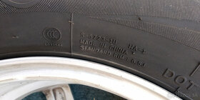Sada diskov z hliníkovej zliatiny s letnými gumami 215/60R16 - 20