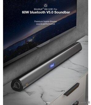 Blitzwolf Pro TV soundbar  - nový a zabalený - 20