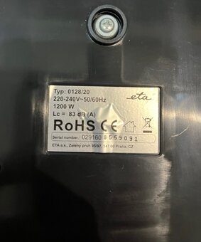 Eta GUSTUS MAXIMUS 0128, kuchynský robot - 20