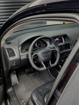 AUDI sportovy S volant kozeny zrezany perforovany - 20