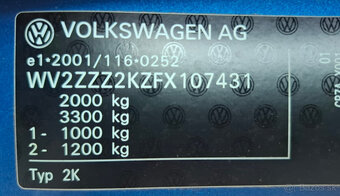 VW CADDY 1,2 TSi r.v. 2015 - 20