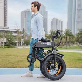 Výkonný skladací fat ebike Ridstar 20x4.0",2x1000W,23Ah,50k - 20
