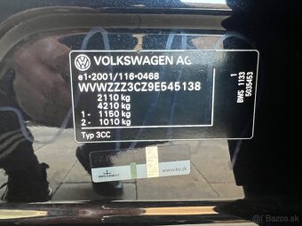VW Passat CC VR6 3.6FSI 220kW Panorama Webasto Dynaudio DCC - 20