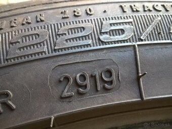 LETNÉ 225/45 R17 CONTINENTAL DUNLOP cca 6-7 mm - OD 20-€/kus - 20