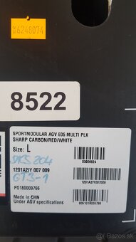 Predám novú karbónovú prilbu AGV Sportmodular -L - 20