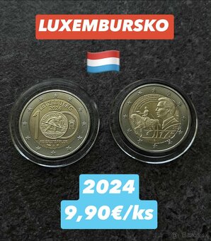 Luxembursko - 2 eurové mince - 20