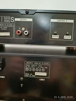 SONY TC- K511S + SONY ST- S390 - 20