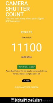 Nikon D5200 s VR objektivom 18 - 105 AF-S - 11 tisic zaberov - 20