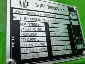 TATRA T 158 PHOENIX 10X8 60.000kg/kipper 2015 VIN 662 - 20