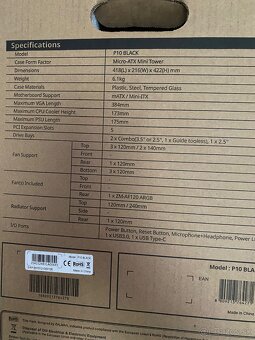 🖥️ PC skrinka – Zalman P10 Black - 20