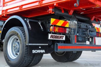 SCANIA R380 / 4X4 TROJSTRANNÝ SKLÁPAČ + HYDRAULICKÁ RUKA - 20