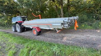 Samonakladacia Samovykladacia vlečka na balíky sena - 20