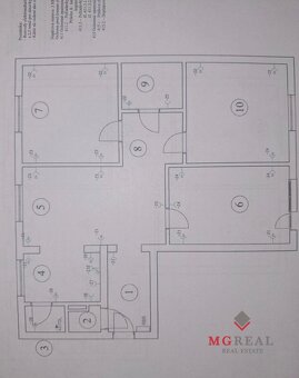 Priestranný 4.izb. byt v obci Iňa, okr. Levice - 20