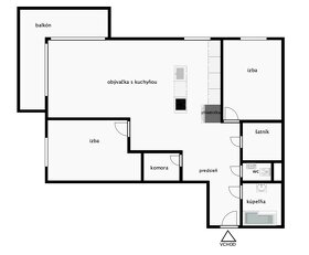 3 izbový byt s dvomi šatníkmi v Axton Residence, Ružinov - 20