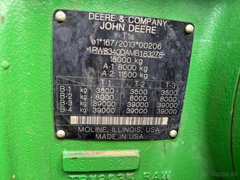 Zemědělský traktor John Deere 8R 340, převodovka E23, rok vý - 20
