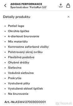 Športová obuv ADIDAS Performance FortaRun 3.0 - 20