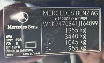 MERCEDES-BENZ B TRIEDA 180 A/T - 20