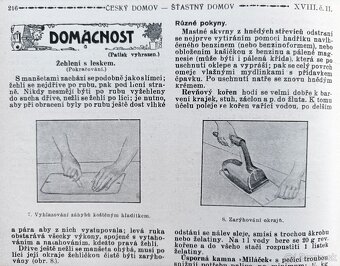 Časopisy Šťastný domov, dva kompletní ročníky 1923 a 1924 - 20