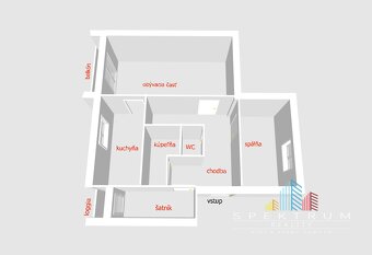 Prenájom krásneho 2 izb bytu v Bánovciach n/B s balkónom - 20