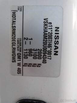 Nissan NV200 1.6 benzín + ťažné  - 20