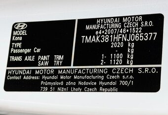 Hyundai Kona Electric 136PSr. 11 / 2022 ✅ODPOCET✅ - 20