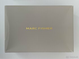 Marc Fisher Strieborné sandále na podpätku hranatá špička 37 - 20