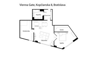 RADO | 3i byt na 19p s úžasným výhľadom | 100m2 | Vienna Gat - 20